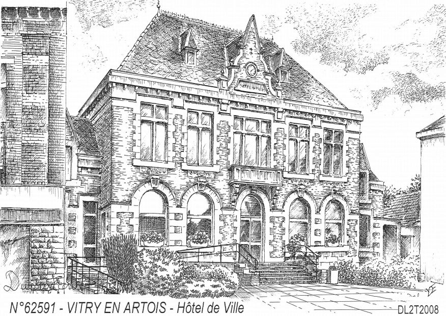 N 62591 - VITRY EN ARTOIS - htel de ville